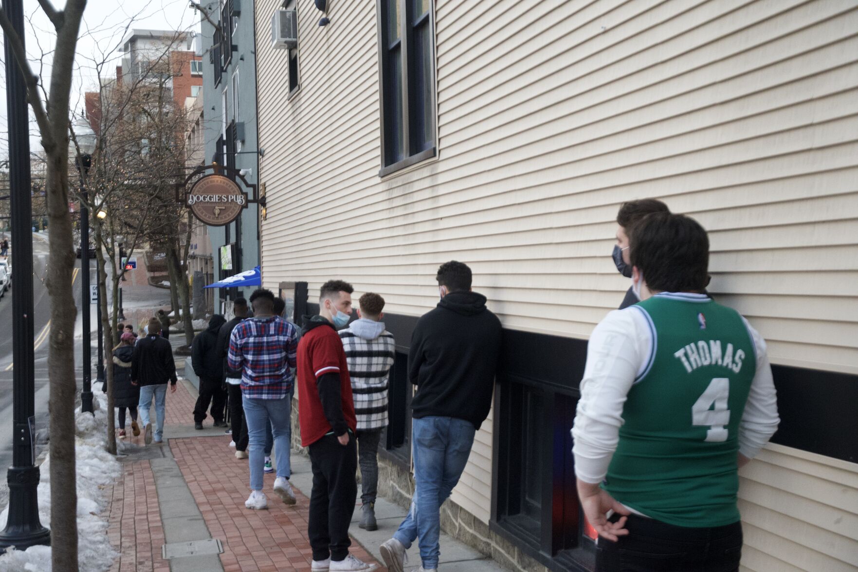 State Patty's- Line outside Doggies